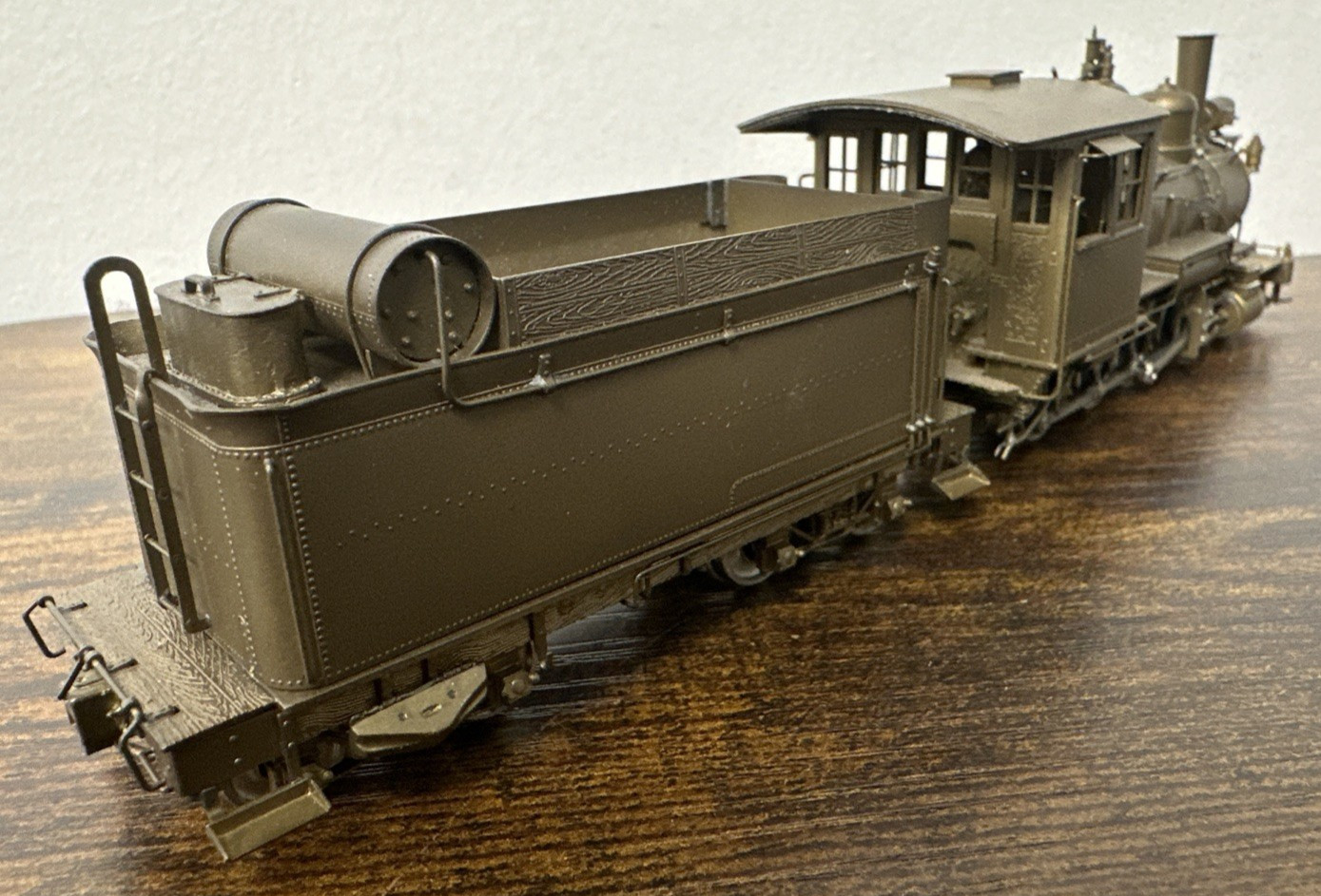 Pacific Fast Mail Sn3 Brass C-16 Class 2-8-0 D&RGW #223 Unpainted Runs Well!