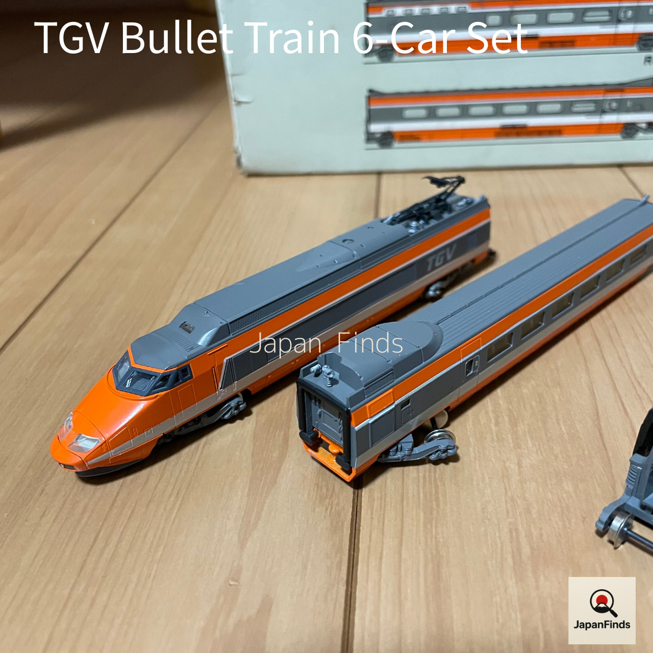 KATO N Scale TGV S14701 SNCF French Bullet Train 6-Car Set Lights Work