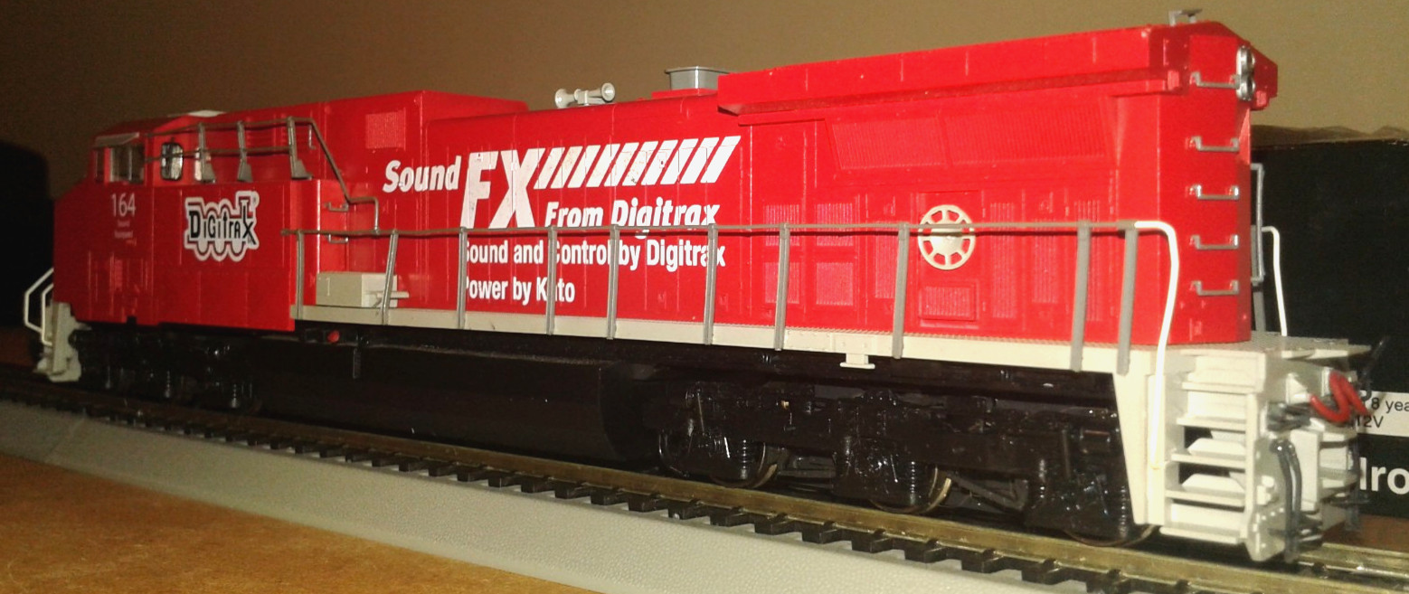 HO SCALE KATO GE AC4400CW DIGITRAX SOUND DEMONSTRATOR #164 DCC & SOUND