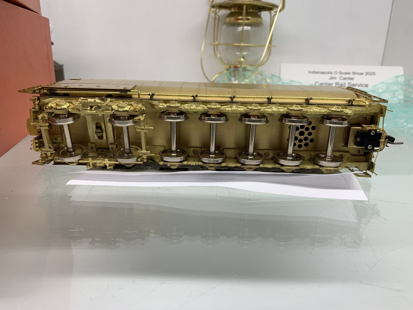 886 KTM Brass Crown Series PSC Tender UP Challenger or UP Big Boy O Scale 2 Rail