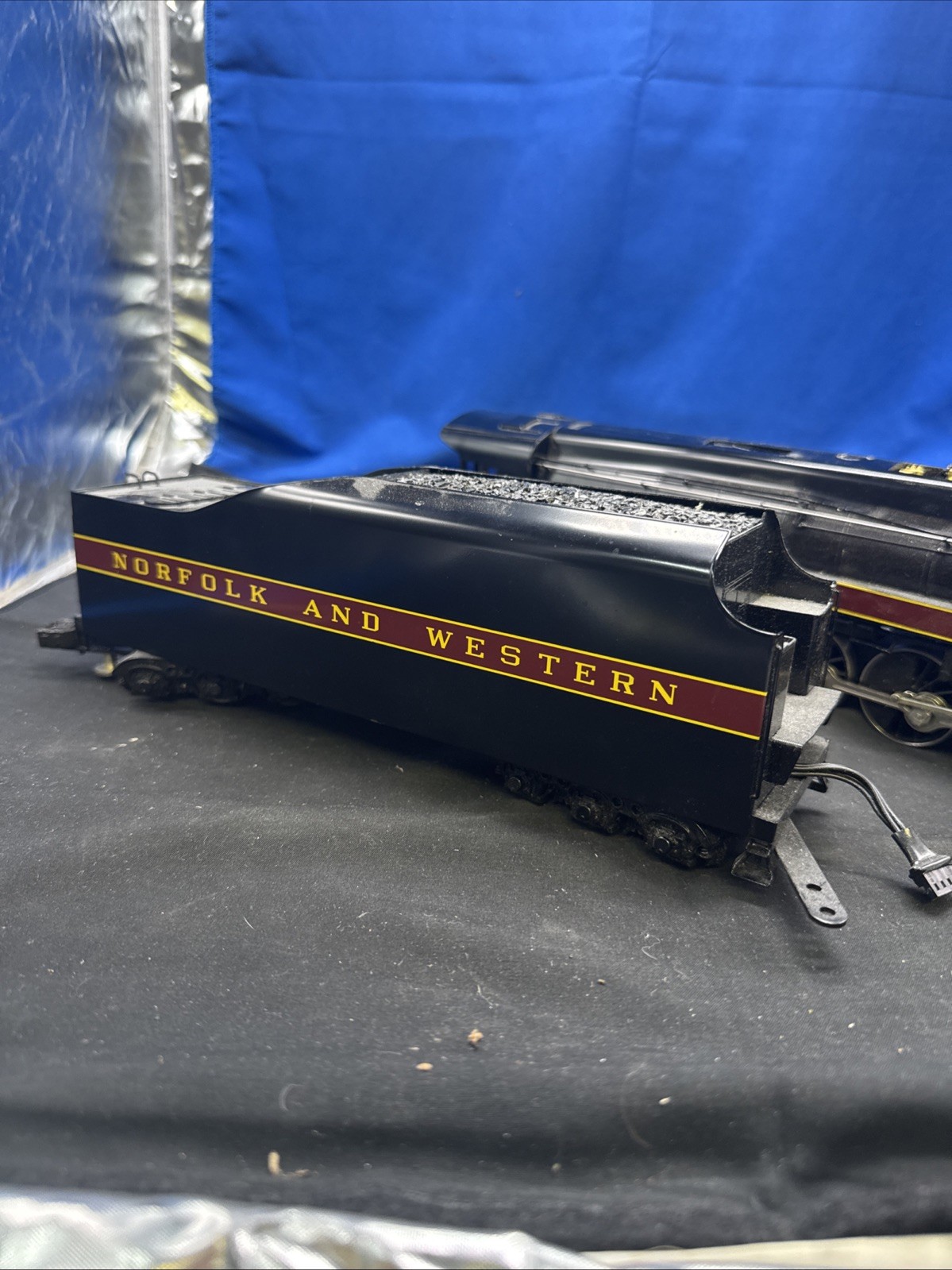 N&W “J” LOCOMOTIVE, 2-RAIL O SCALE,NO BOX & UNUSED, WILLIAMS CROWN EDITION Brass