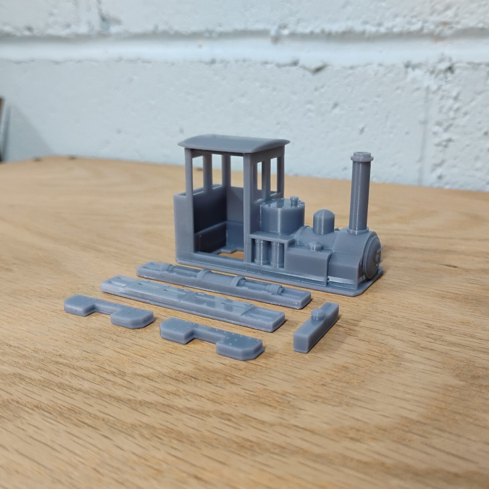 On18 T-BOILER SHAY LOCO kit #2. For Kato 11-109/11-110 chassis. RESIN 3D print.