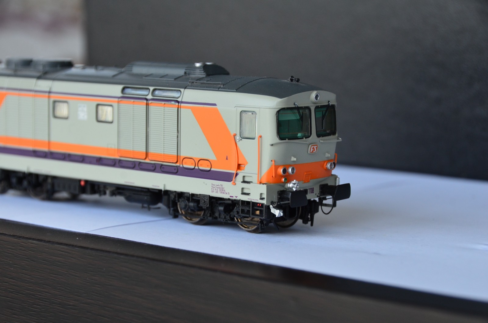 Os.Kar Italian FS D445 1108 Diesel Locomotive Rare