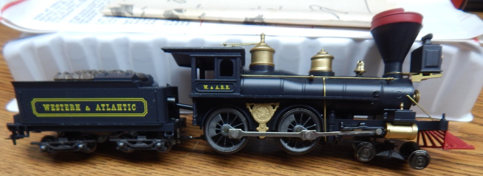 RIVAROSSI 5417 WESTERN & ATLANTIC 4-4-0 GENO LOCOMOTIVE TESTED & RUNS GREAT USED
