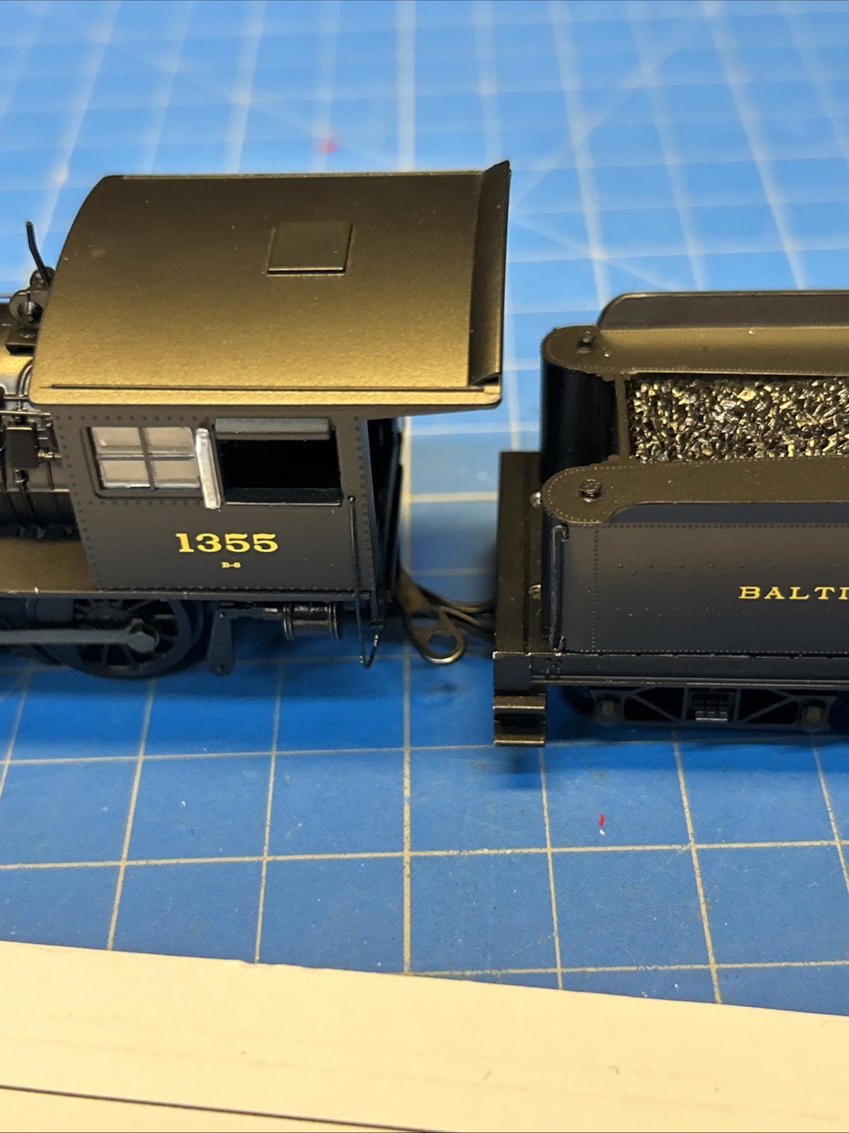Bachmann Baltimore & Ohio Baldwin 4-6-0 Steam Loco #1355 52207 HO Scale Tested
