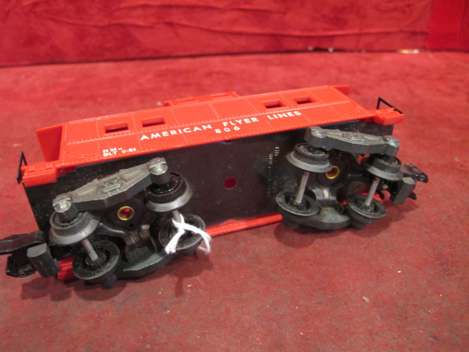 GILBERT American Flyer Lines 806 CABOOSE S Gauge Made in USA 1956