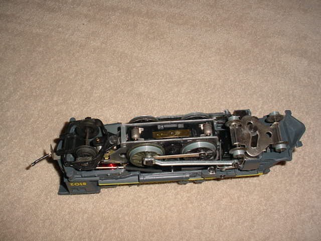 LIONEL # 8102 Union PACIFIC 4-4-2 STEAM LOCOMOTIVE WITH TENDER 0-027