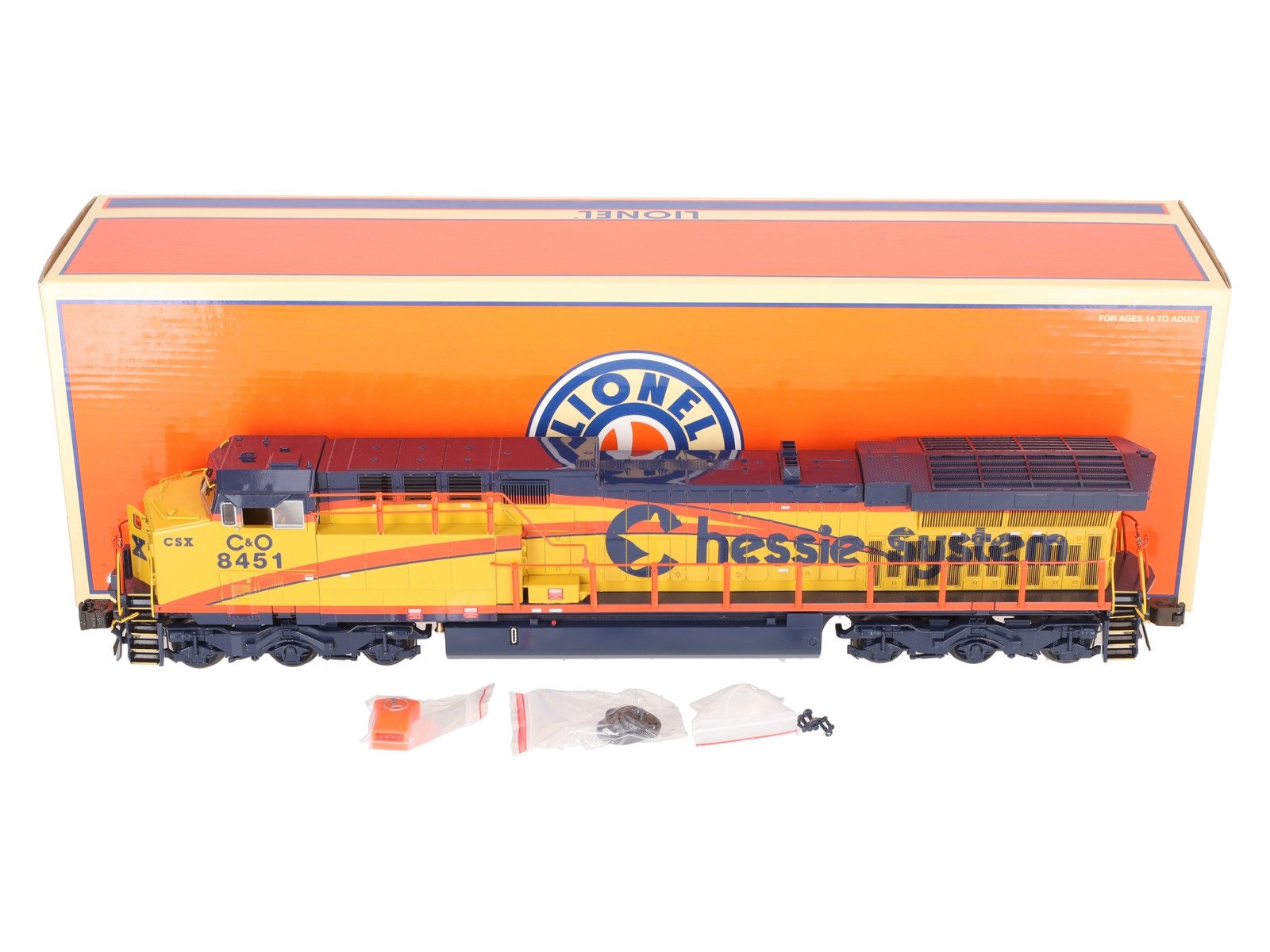 Lionel 6-38405 O Gauge CSX Heritage AC6000 Diesel Locomotive #8451 EX/Box