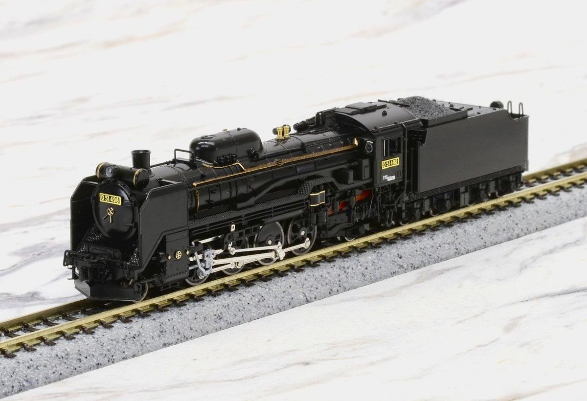 kato 2016-1 JNR Steam Locomotive D51-498, NIB, n scale, ships from USA