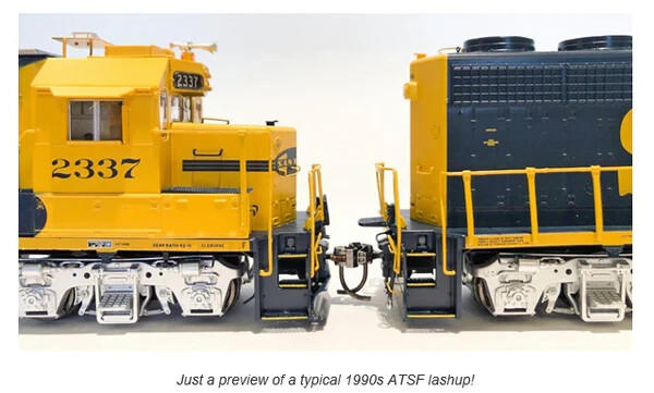 Rapido ~ HO Scale ~ EMD GP38 Low Nose ~ Standard DC ~ Santa Fe #2329~ 38003