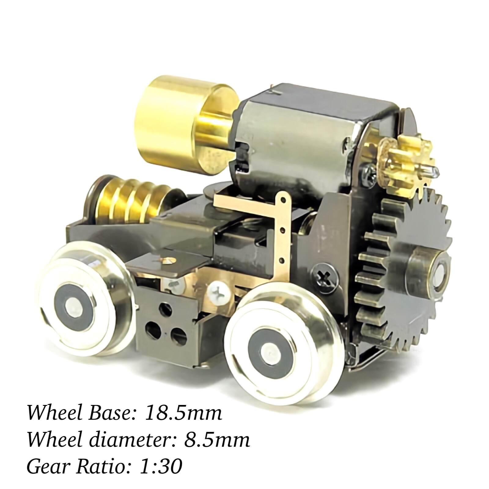 H0/On30/O16.5/Oe Gauge Aru-Model HO-18.5T Locomotive Power Drive Chassis D8.5mm
