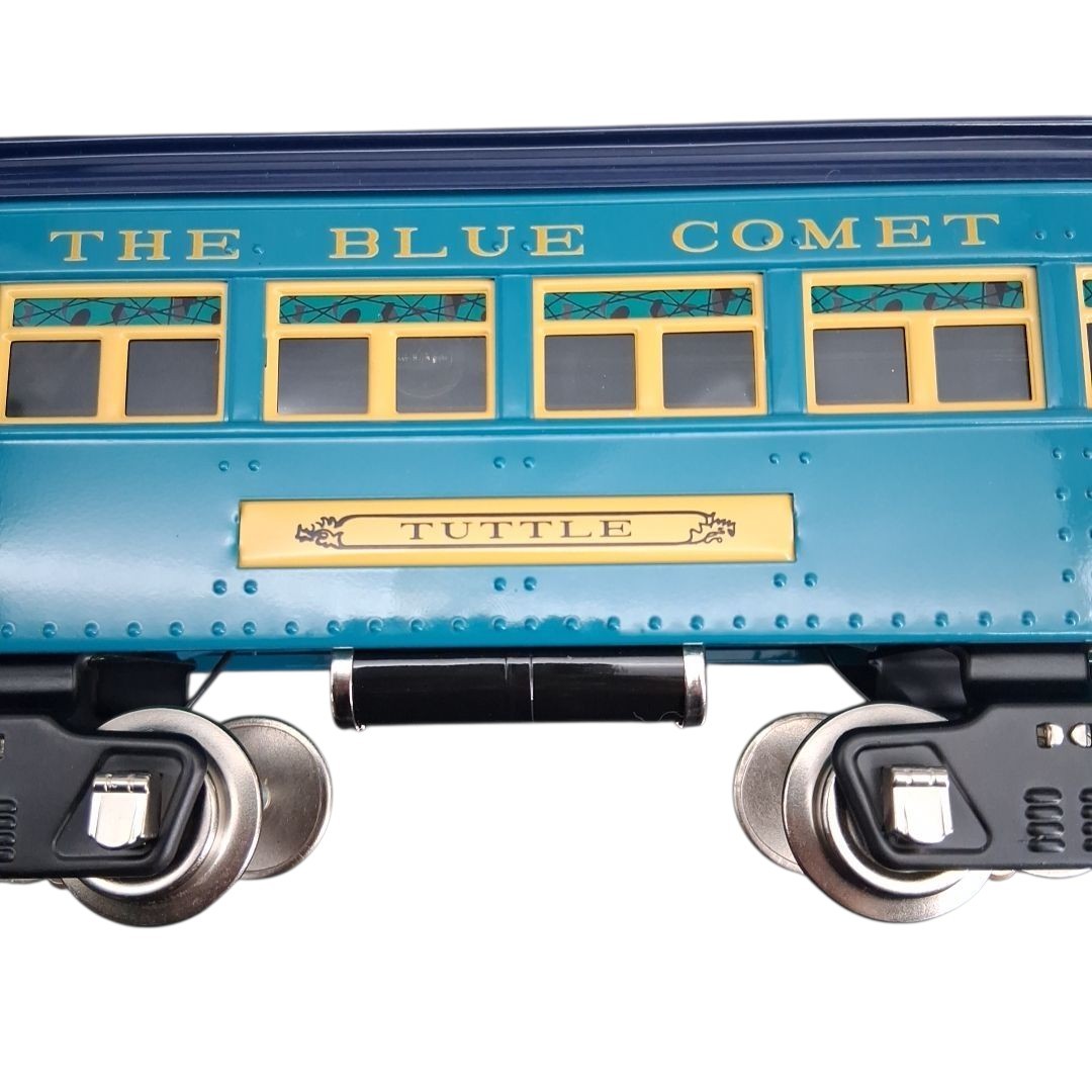 MTH 330 Series Passenger Car Jersey Central 10-5060 Tinplate Blue Comet In BOX
