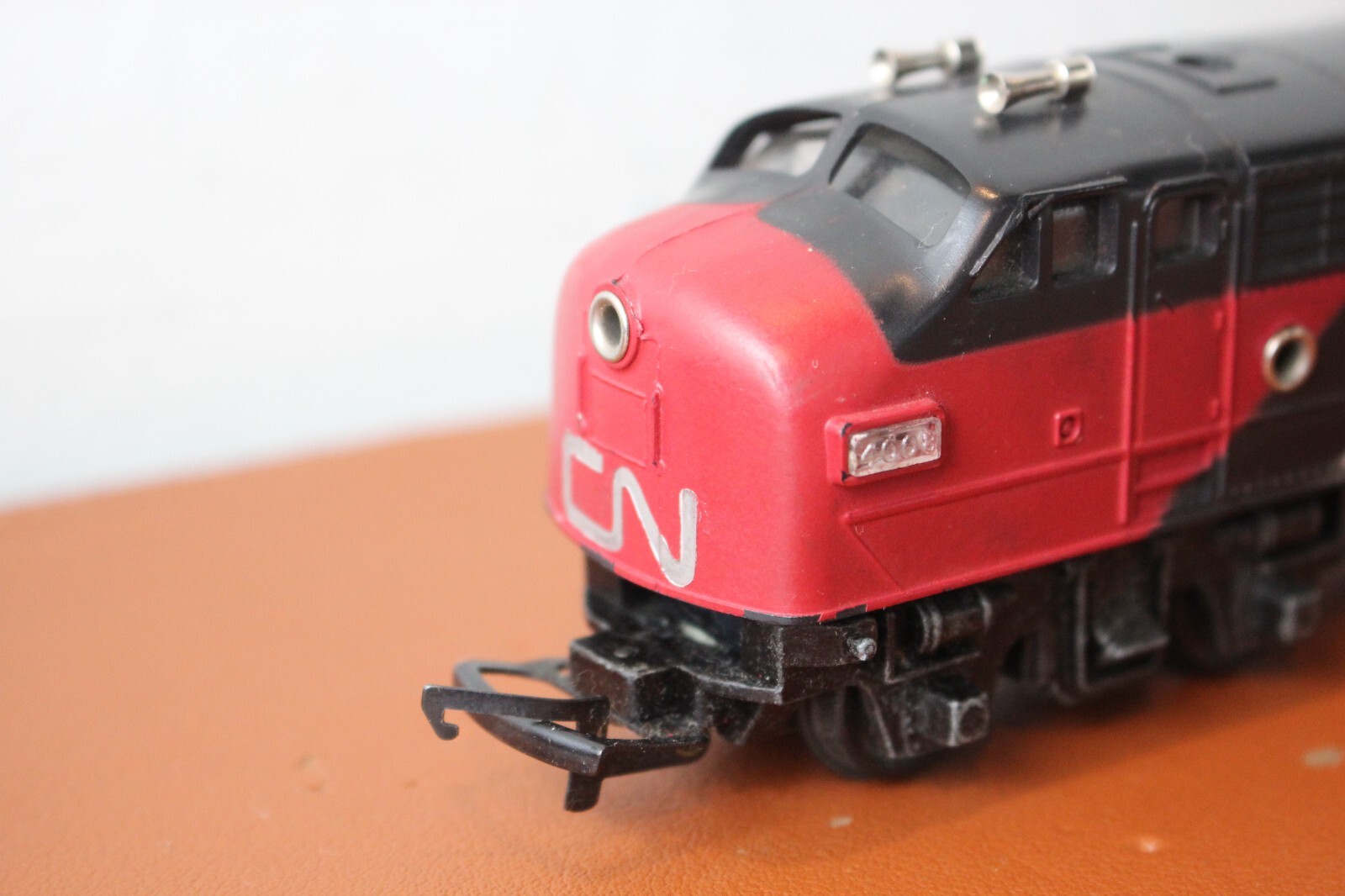 Tri-ang HO CN 4008 Diesel Locomotive w/Hopper Car, Caboose & Car Transporter
