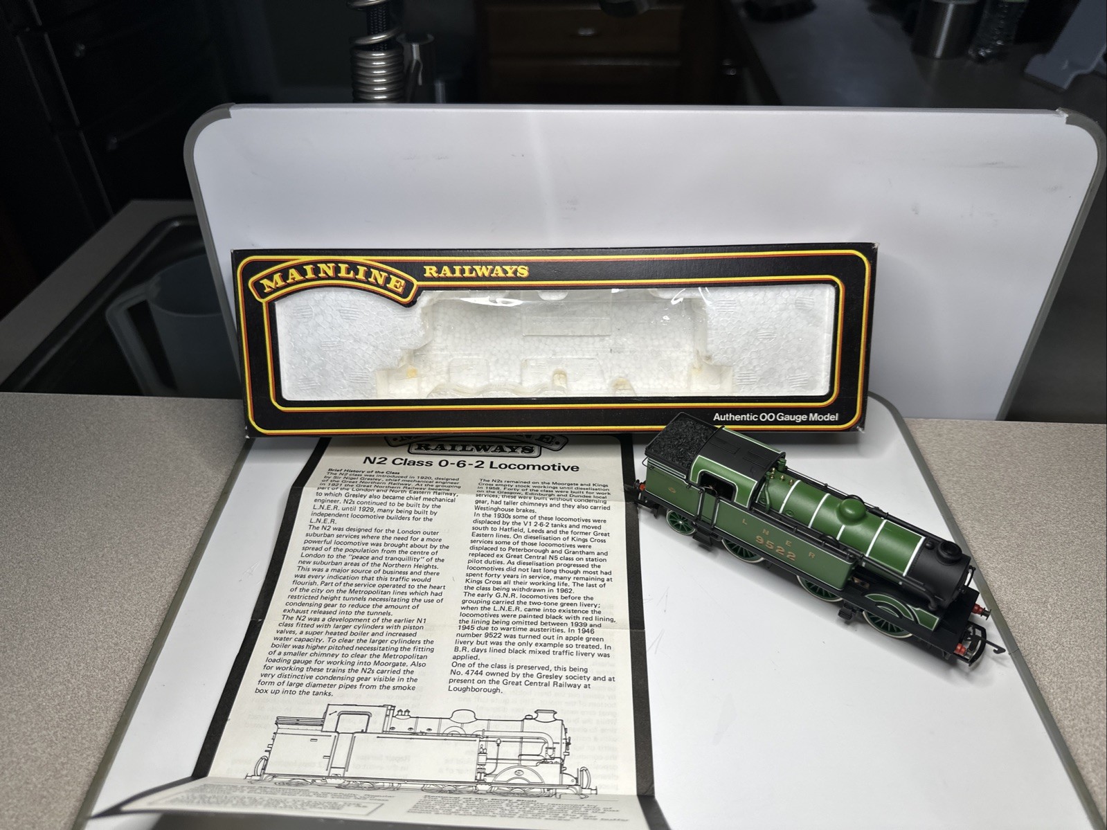 Mainline N2 Class 0-6-2T LNER 9522 Ho Scale