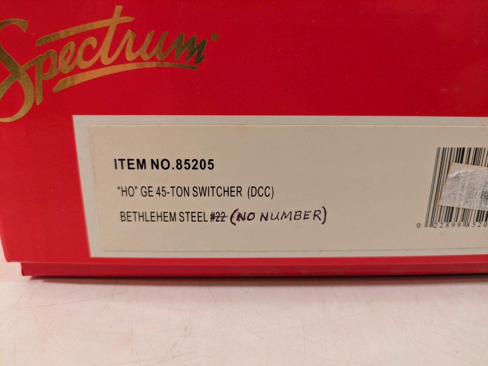 HO GE 45 Ton Switcher Bethlehem Steel DC+DCC Equipped NIB NOS # 85205