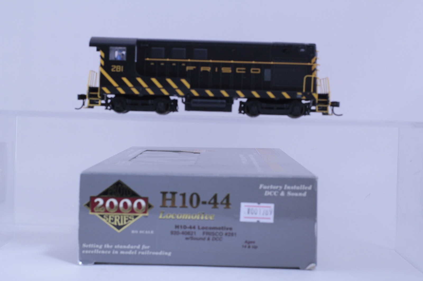 Proto 2000 HO Scale Frisco #281 F-M H10-44 DCC & Sound Equipped NEW GEARS