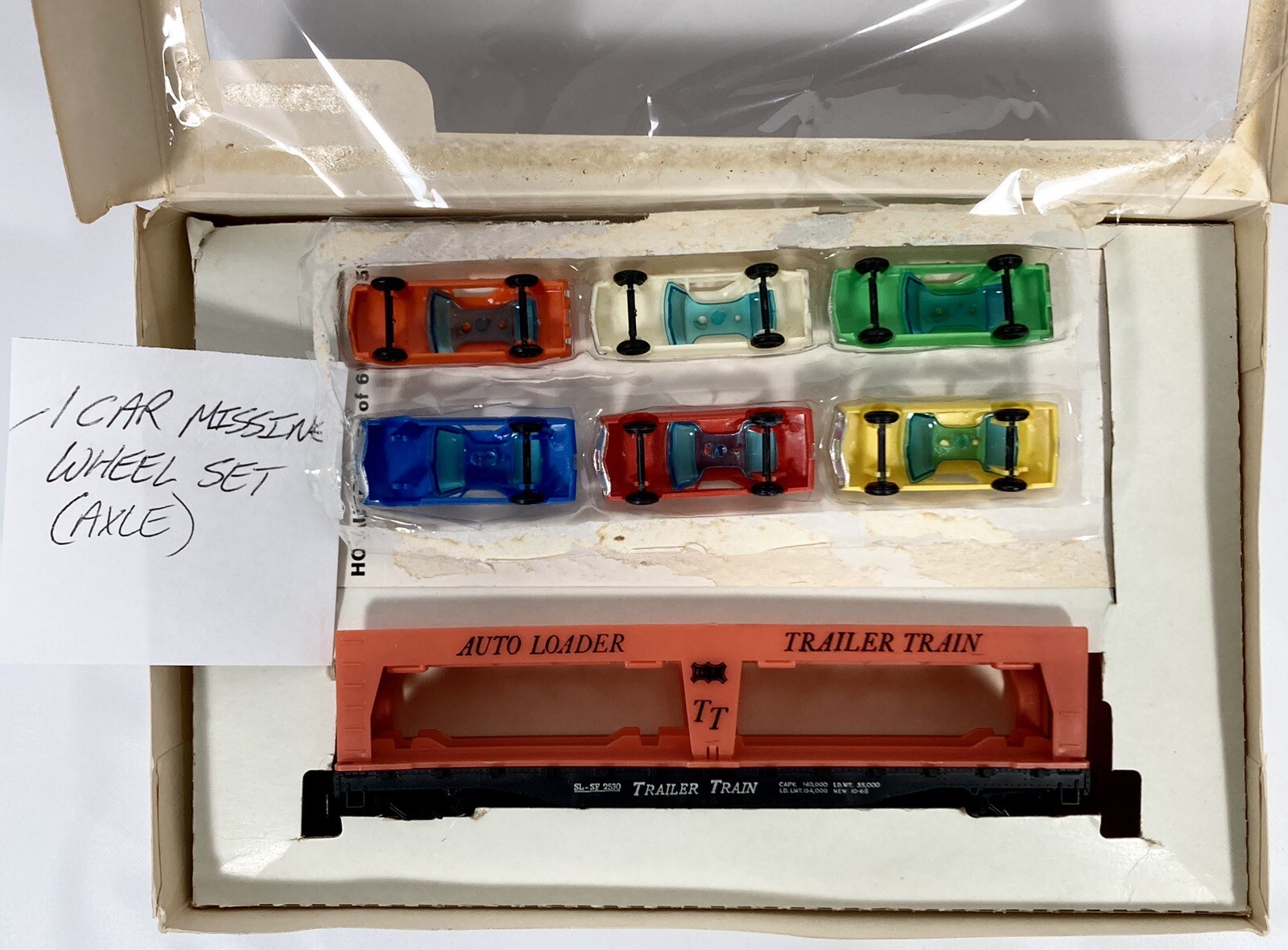 LOT HO Tyco Atlas Track Train Log Dump Autoloader Piggyback Car Set Switches Vtg
