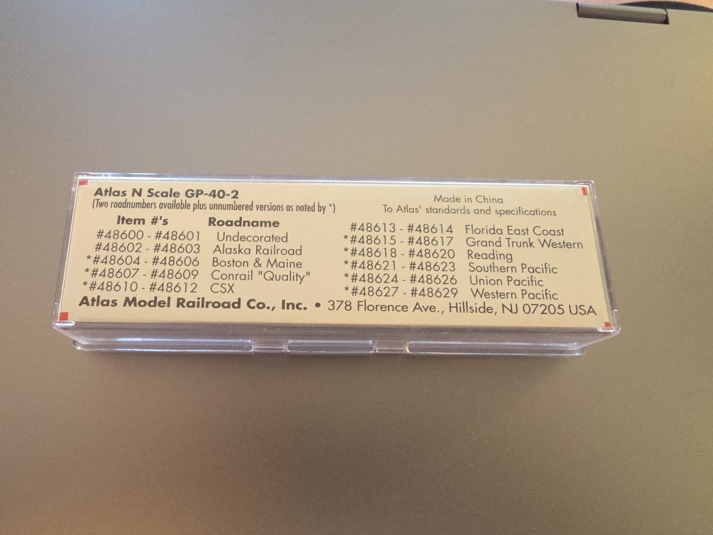 N Bachmann 63598 Alaska EMD GP40 Diesel Loco #3015 NIB
