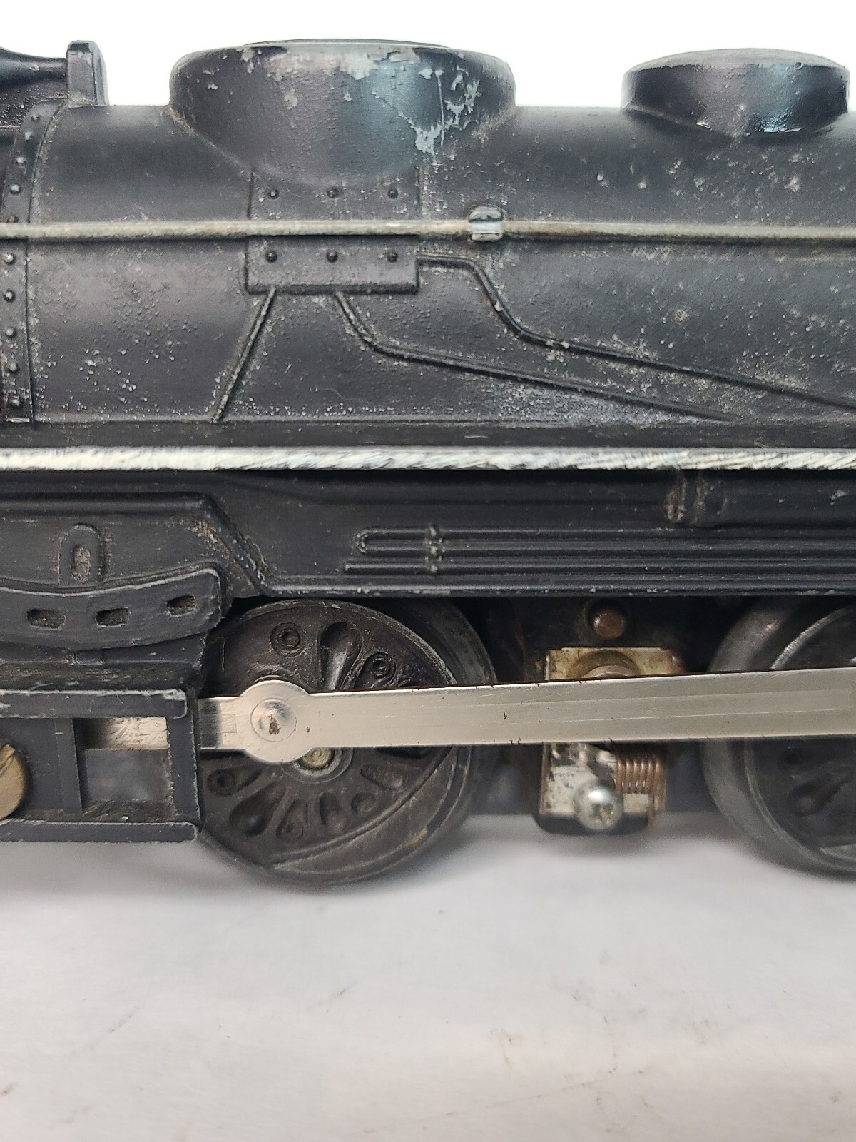 Working #666 Marx O Cast Metal 2-4-2 Steam Locomotive Tender Boxcar & Caboose