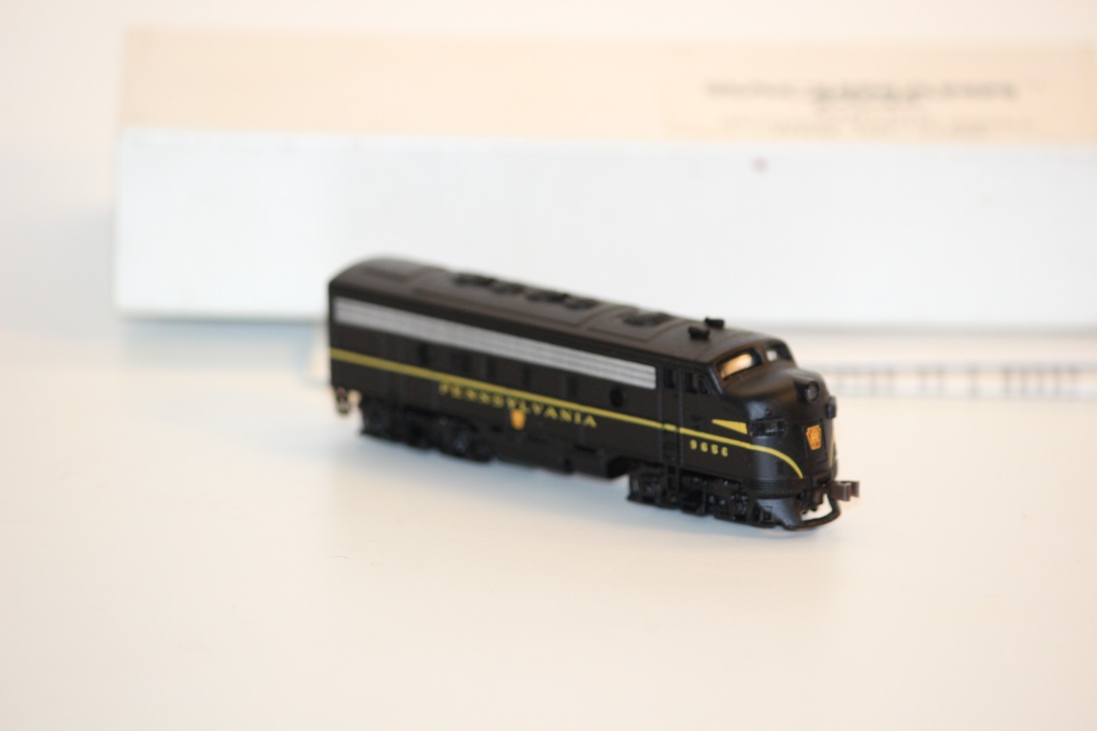 Pennsylvania Railroad PRR F7A Rd# 9656A Bachmann Plus 11266 knuckle couplers