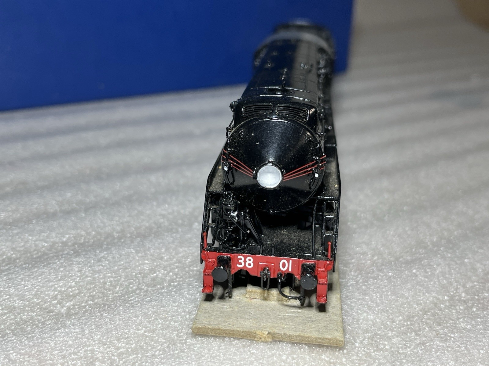 PRECISION SCALE PSM BRASS HO NSWGR 38 Class Loco 3801 Black Lt Ed as NEW NICE