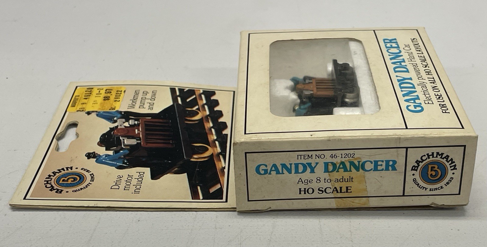 Bachmann 46202 HO Scale Gandy Dancer Powered Handcar