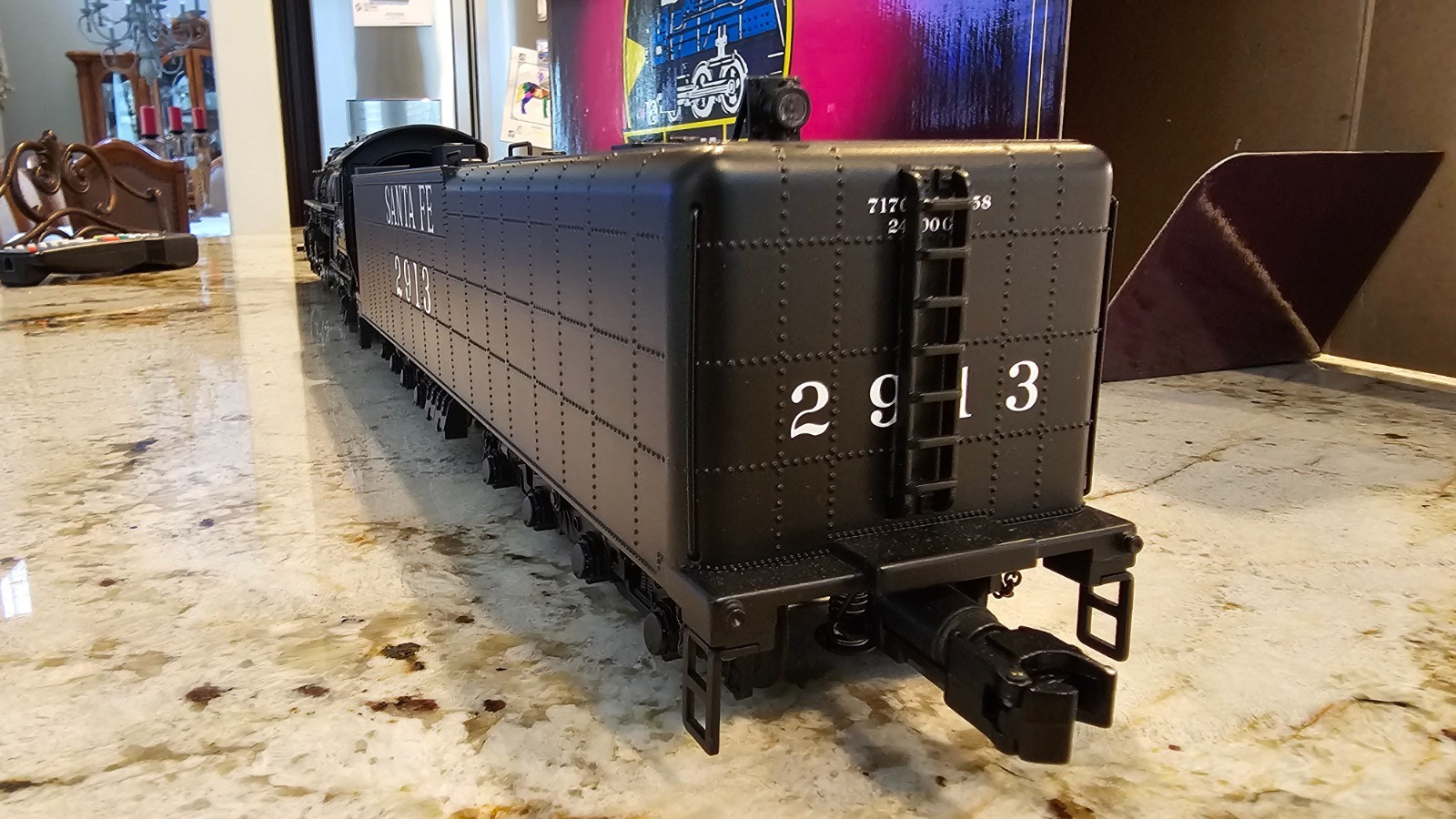 MTH AT&SF Santa Fe 4-8-4 Northern 2913 20-3080-1 3-Rail Excellent!
