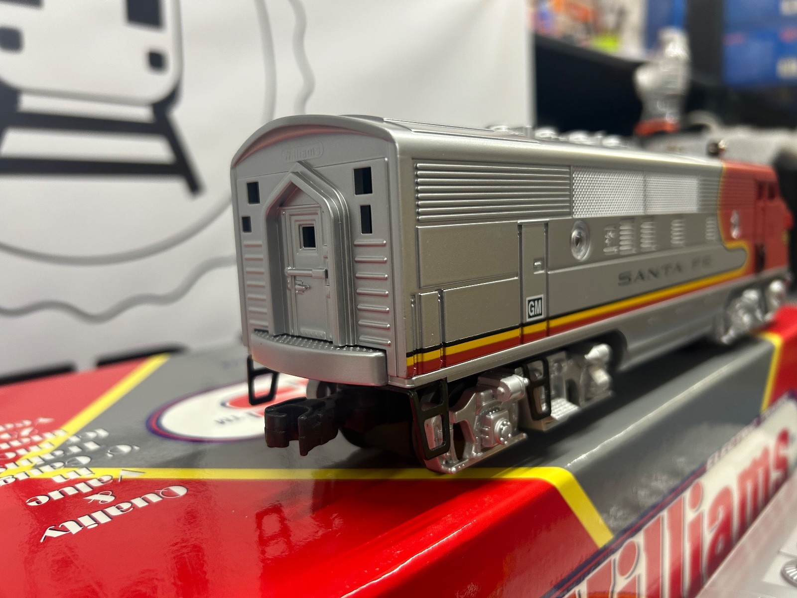 Williams (Repro) Santa Fe F-3 AA Diesel Engine Set w/ True Blast 2 2343
