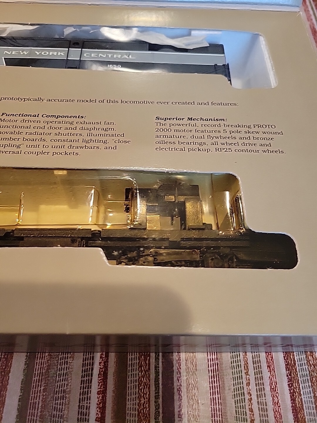 Proto 2000 HO Scale FA2 #8328 NEW YORK CENTRAL #1650