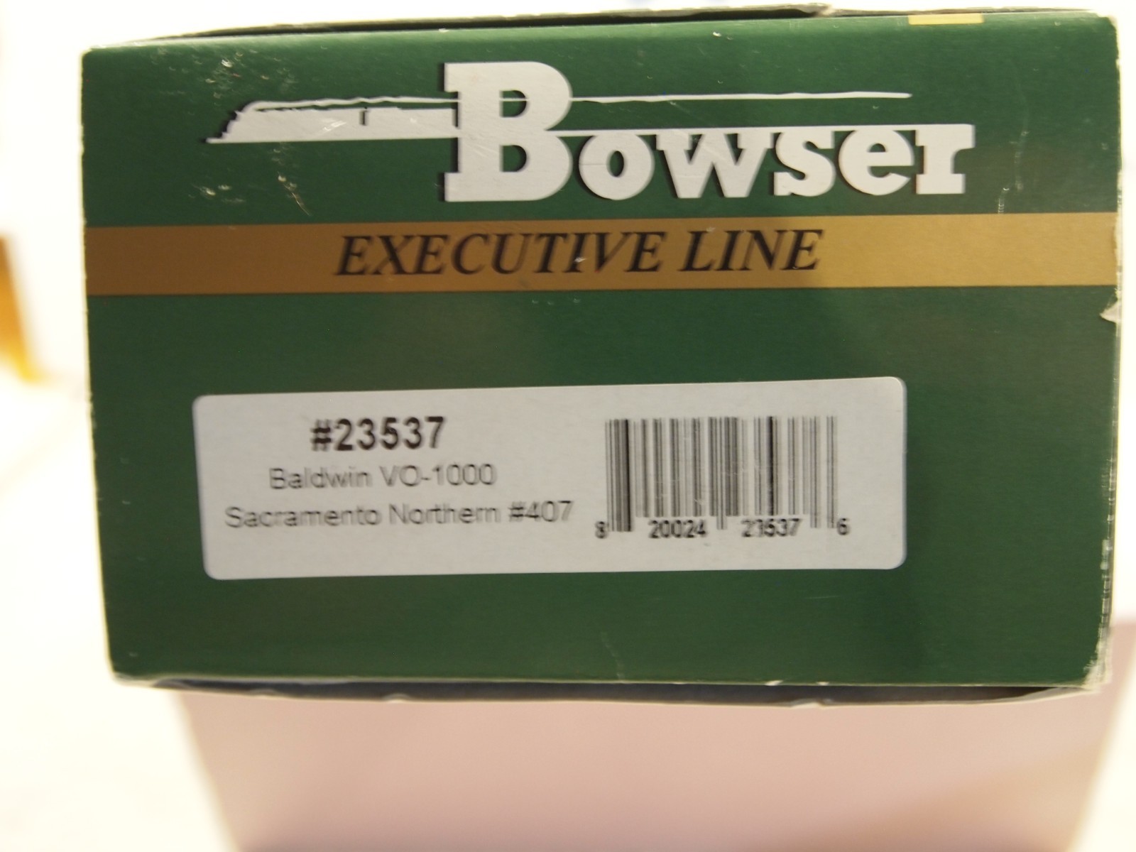 BOWSER 23537 SACRAMENTO NORTHERN 407 BALDWIN VO1000 DC-NO SOUND