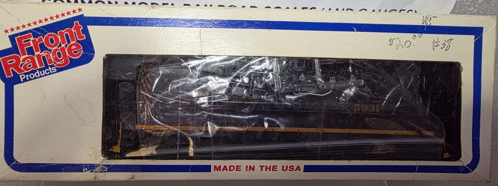 Front Range Products Ho Scale GP-9 Powered Denver & Rio Grande Locomotive 9105