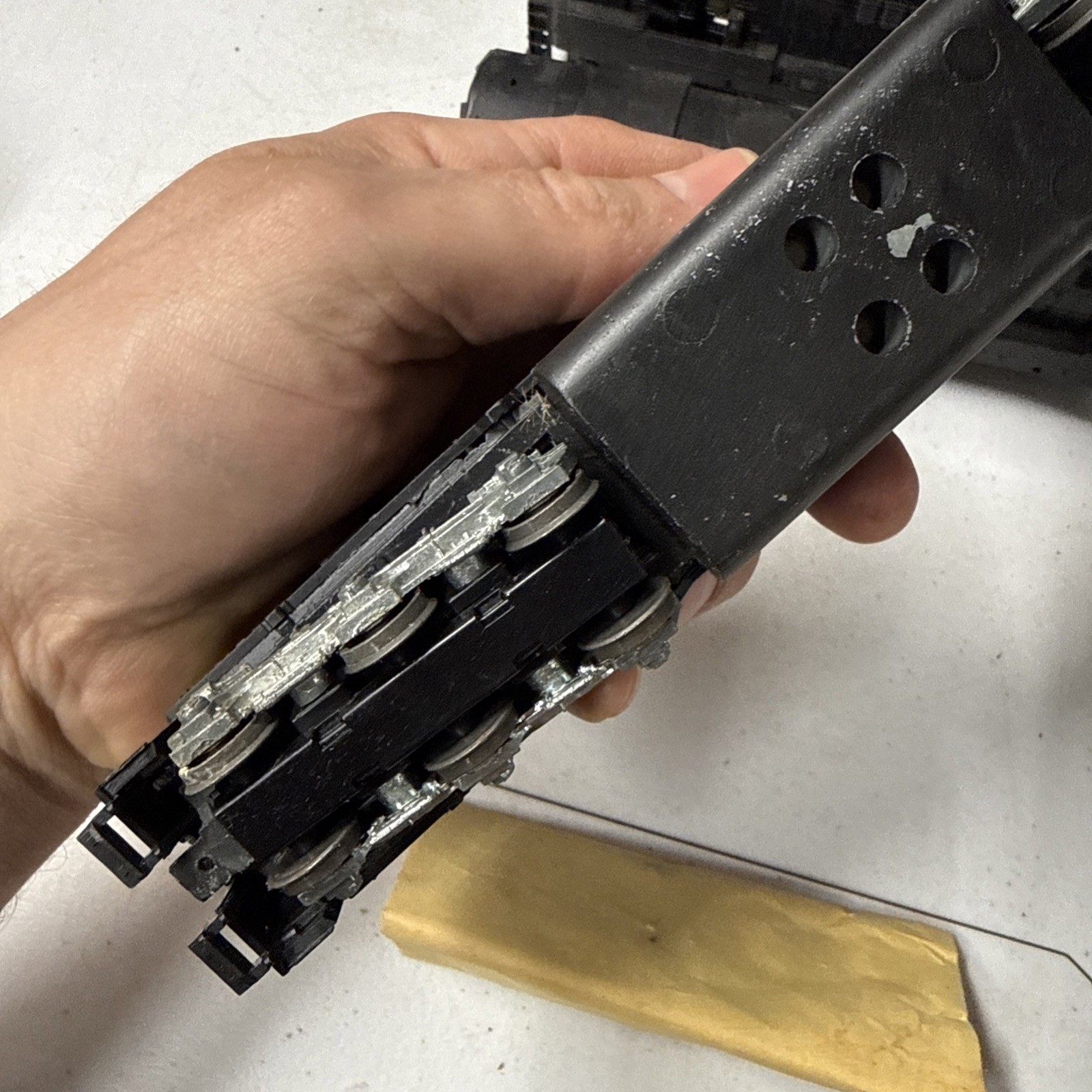 Athearn HO 4160 SD45 Powered Undecorated Black Diesel Locomotive lot