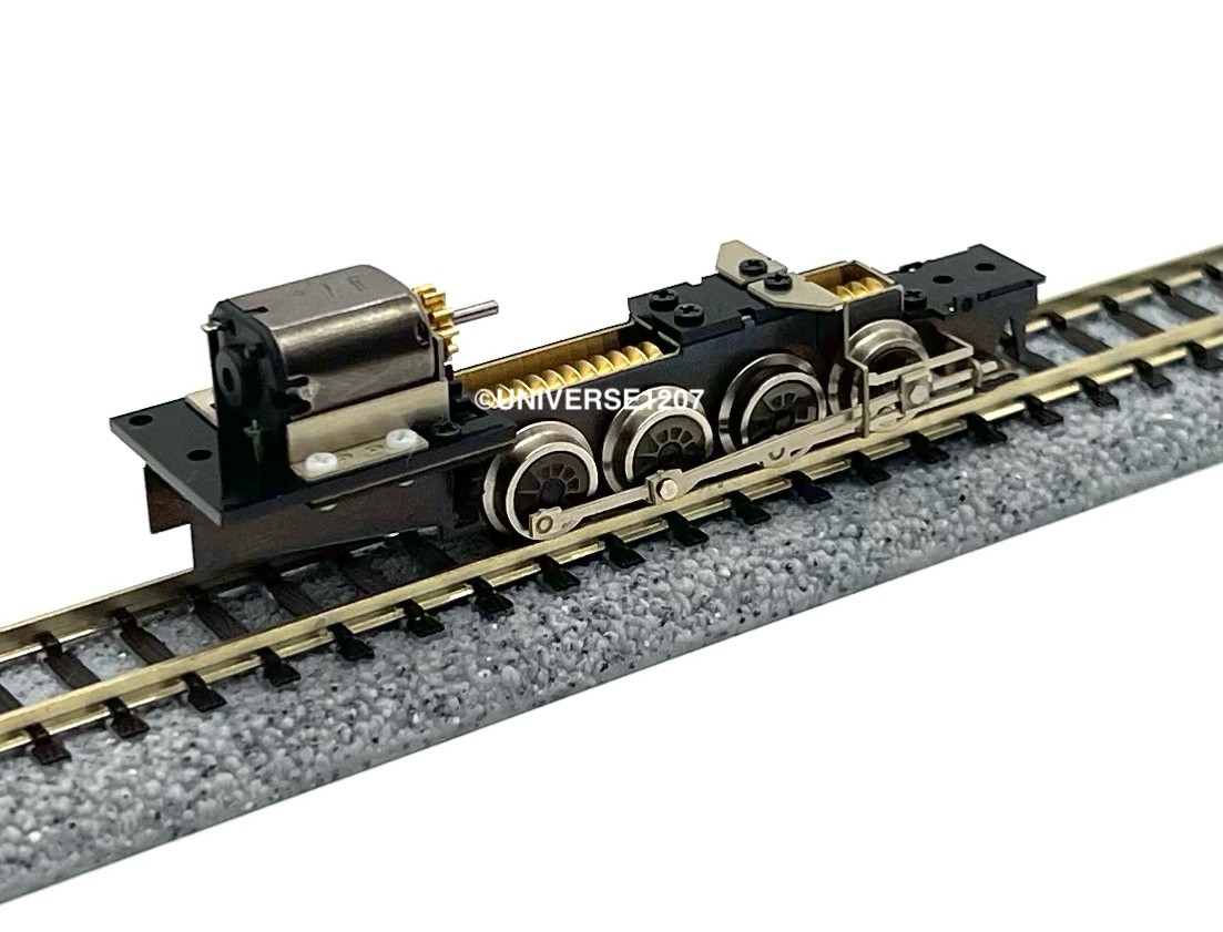 N/HOn30/HOe/009 Scale Aru 0-8-0 Steam Locomotive Power Drive Chassis 27mm/7mm