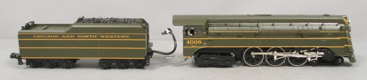 MTH 20-3034-1 O CNW 4-6-4 E-4 Hudson Steam Locomotive & Tender w/PS1 #4008 LN