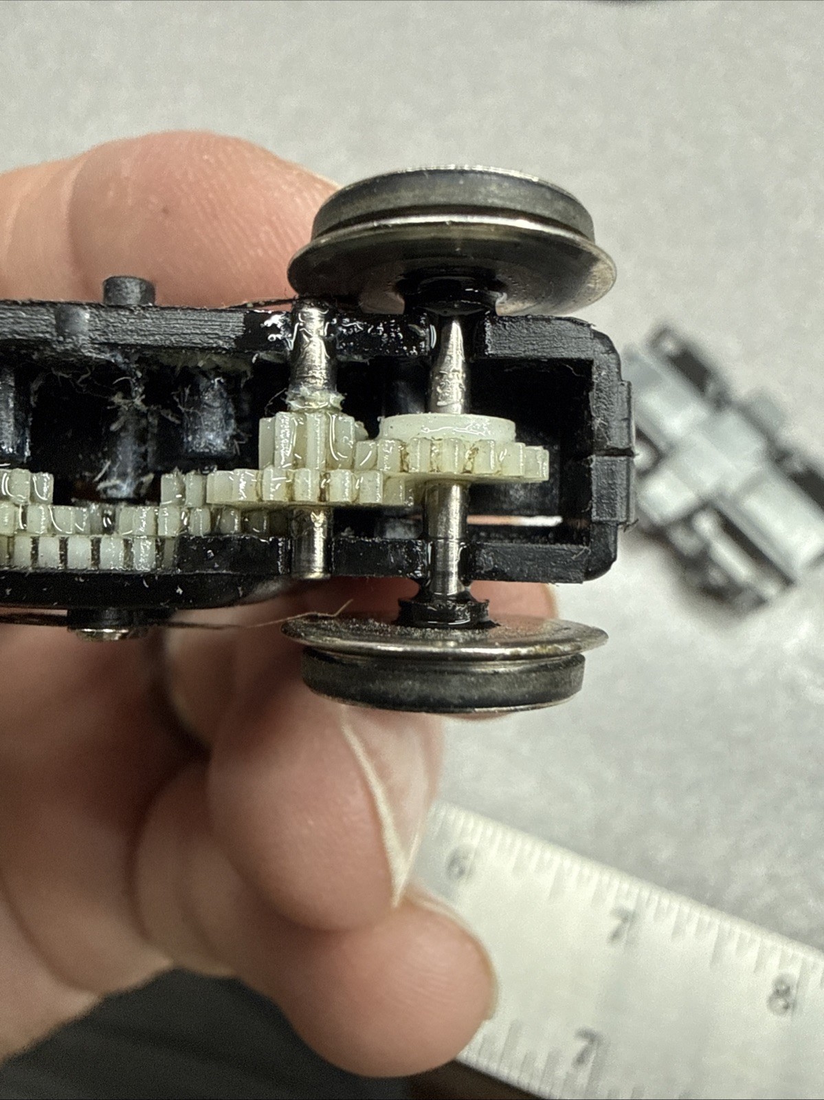 Bachman Ho Scale F Unit Motor Old Style Motor Runs Wheels Don’t Turn look Close