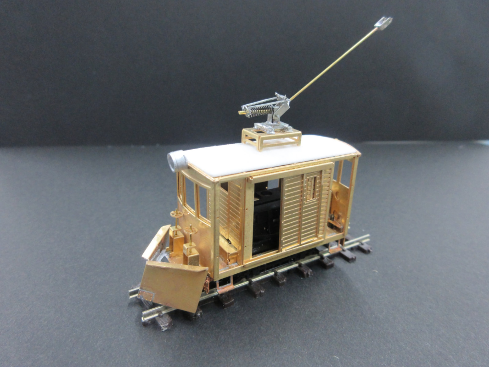 HOn30/HOe Electric Freight Car Deka-02 Kit NIB Snow Plow Train Locomotive 009 PH