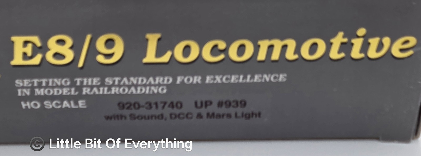 Proto 2000 Union Pacific E8/9 Locomotive #939 w/Sound, DCC, Mars Light 920-31740