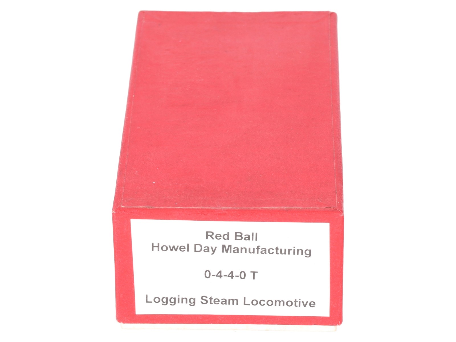 Red Ball HO Brass 0-4-4-0T Logging Locomotive -Unpainted/Box