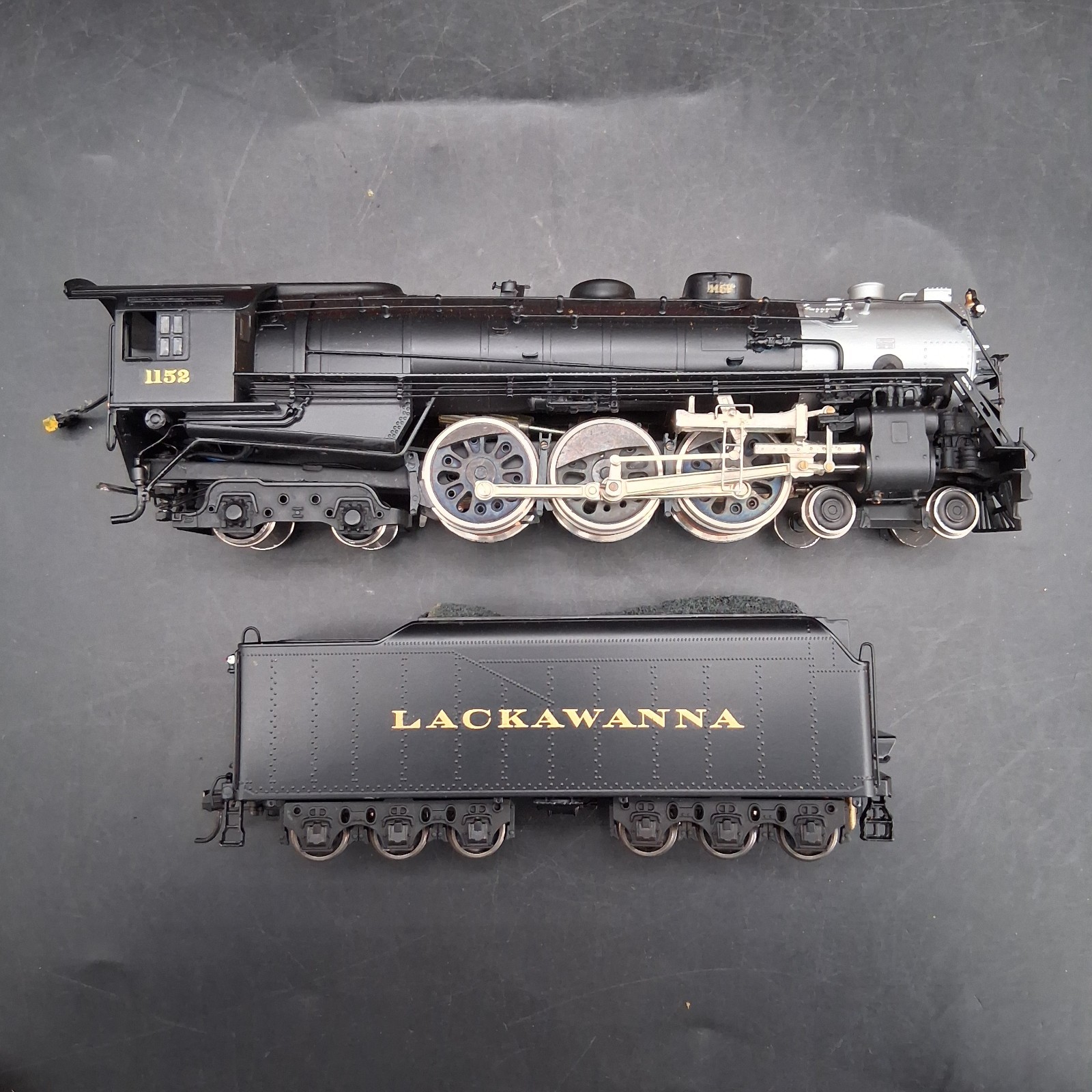 HO Gauge Brass DL&W M-1 Hudson 4-6-4 #1152 Nickel Plate KTM Japan / Original Box
