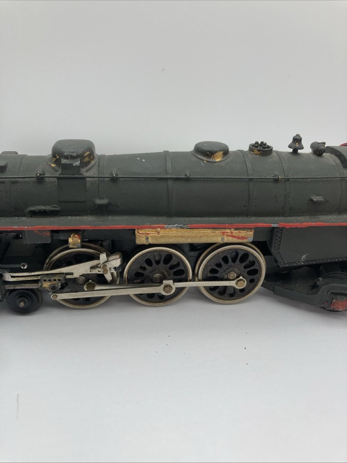 Vintage Unbranded Train HEAVY Metal Locomotive Looks Great Untested 7” Long