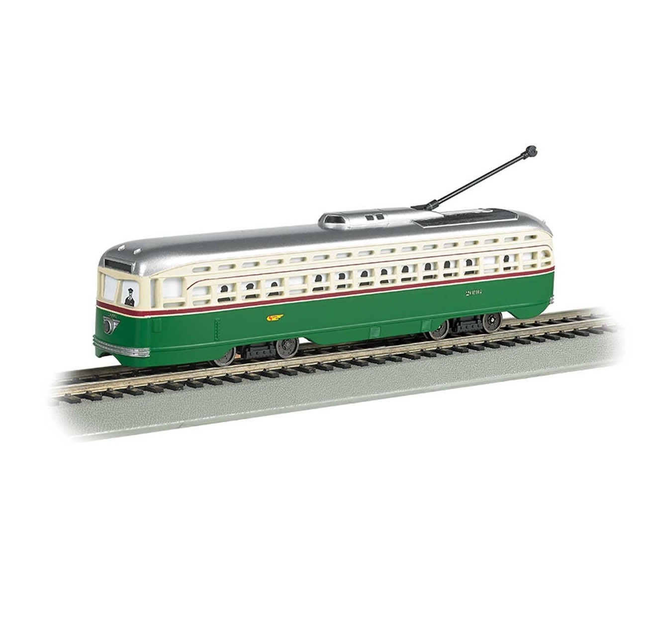 Bachmann 60511 PCC Streetcar PTC #2334 Standard DC, HO Gauge