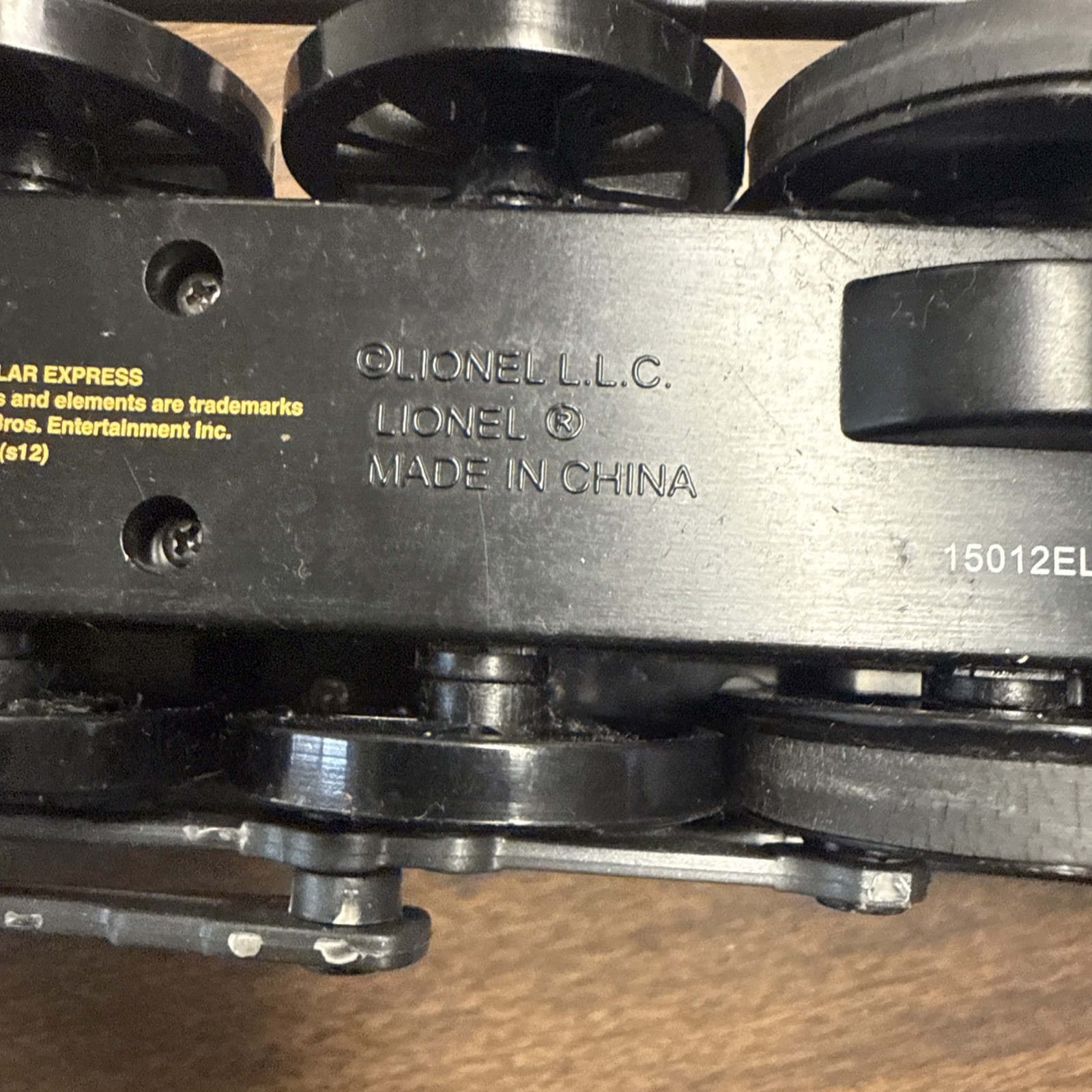 Lionel O Polar Express Berkshire Steam Locomotive & Tender #1225 15012EL Battery