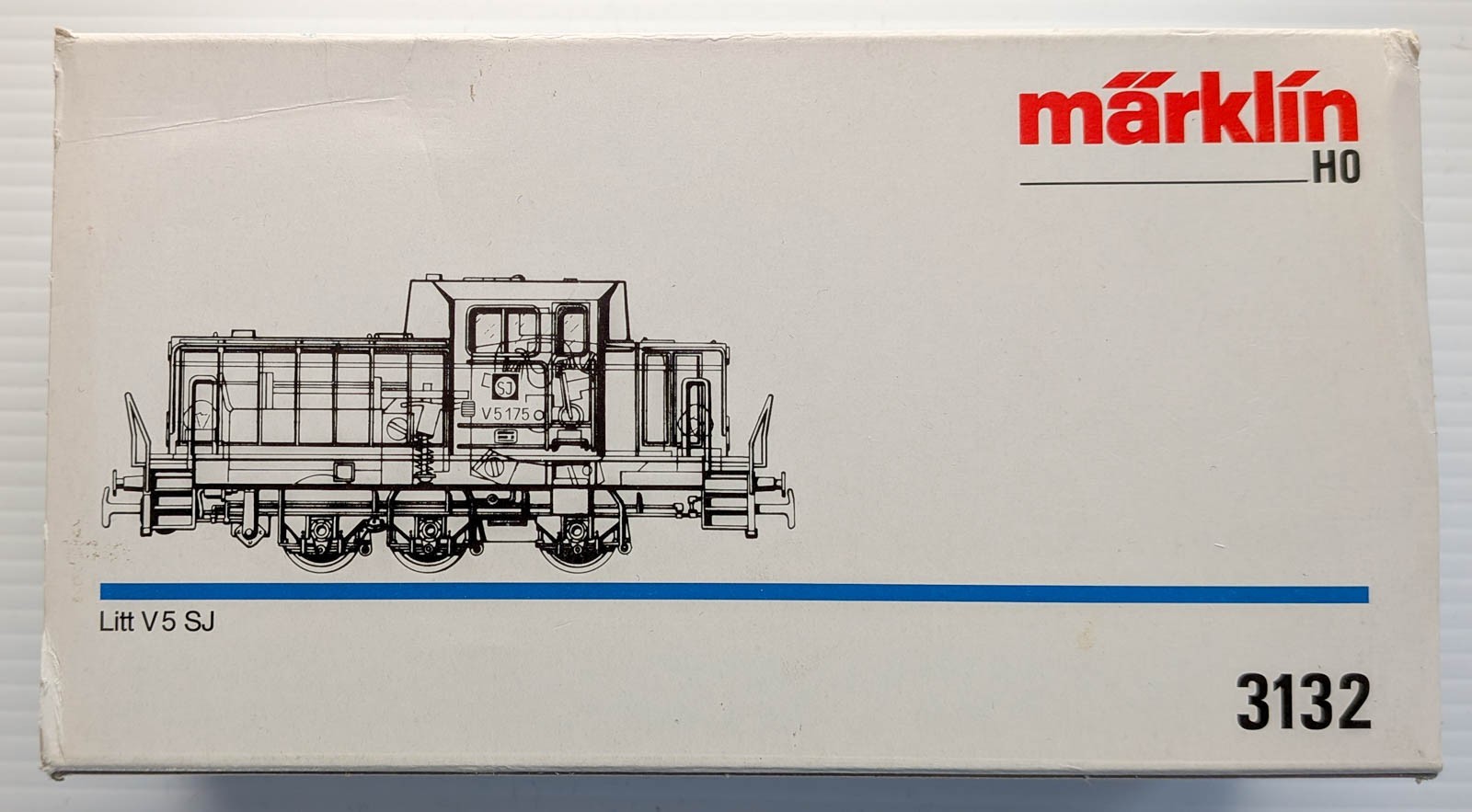 Marklin Märklin 3132 SJ Litt V5 Orange Switcher – New-Old Stock