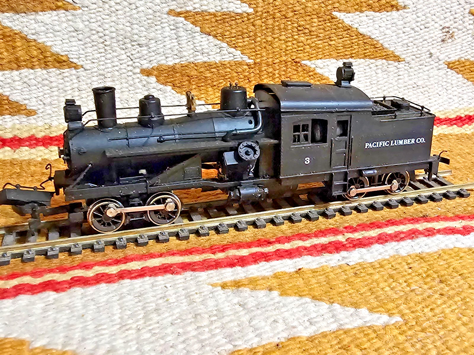 SCARC Rivarossi 17554 HO Scale Heisler 2 Track PACIFIC LUMBER Logging Locomotive