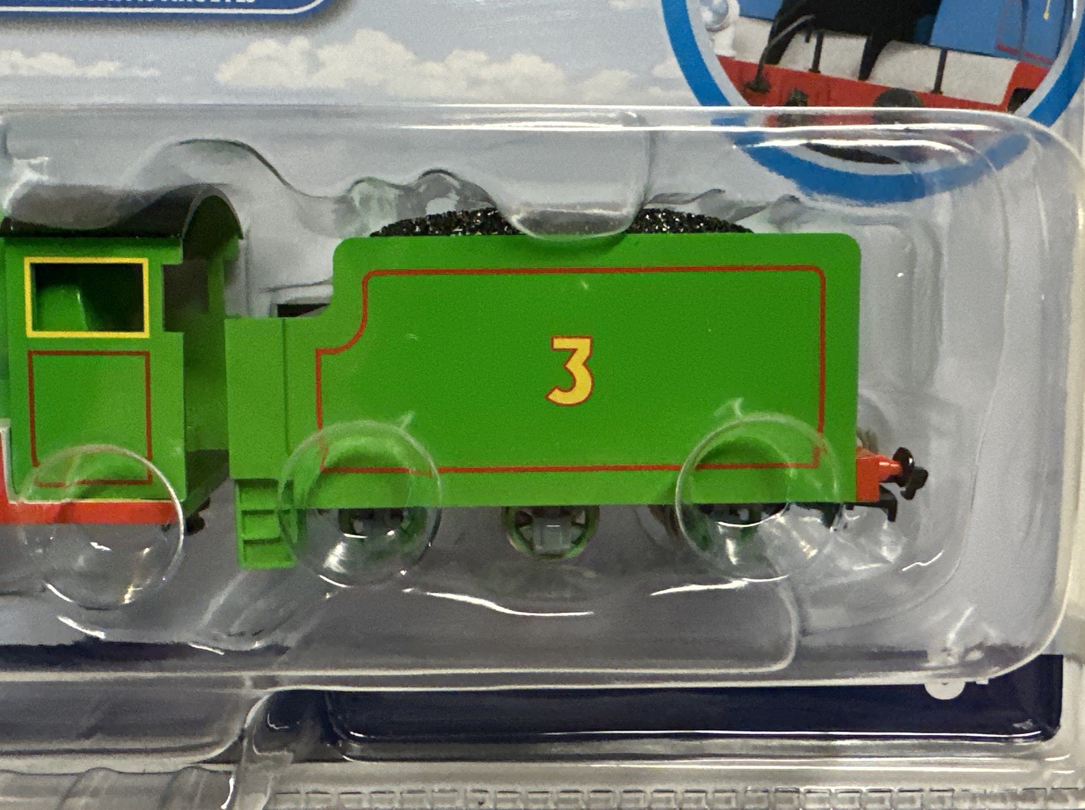 Bachmann HO Scale Thomas & Friends Henry Engine & Tender W/ Moving Eyes #58745