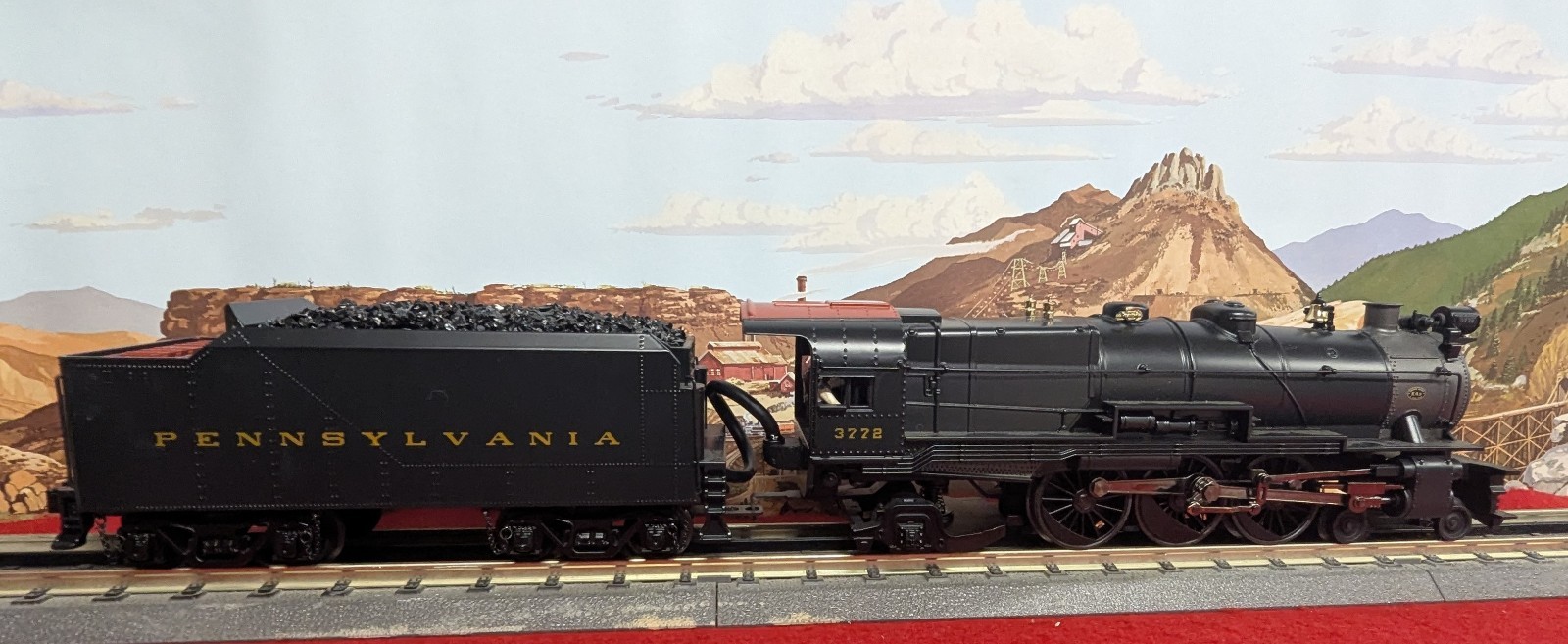 RAIL KING MTH O PRR 4-6-2 K-4 PACIFIC STEAM ENGINE 30-1550-1E PS2