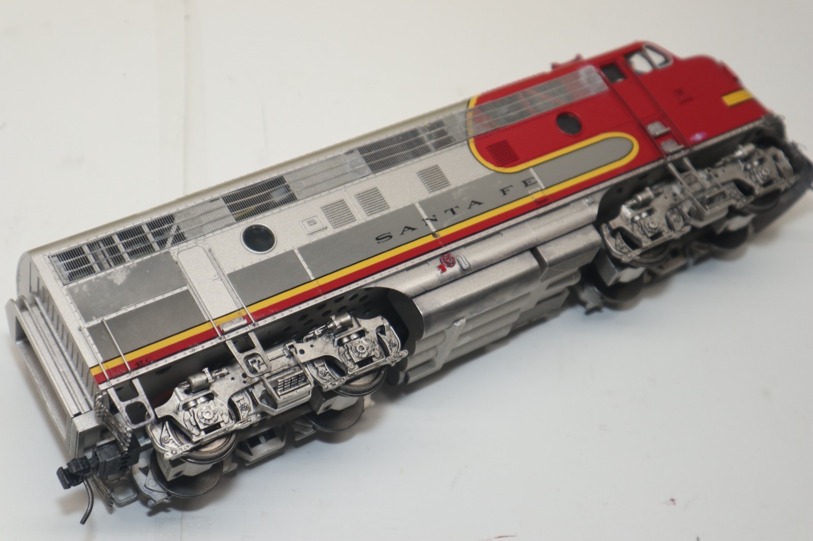 3rd Rail, 2-Rail O, #47, Santa Fe, F-7 POWERED A, QSI/DCC, Run #1, C-7 EX/OB