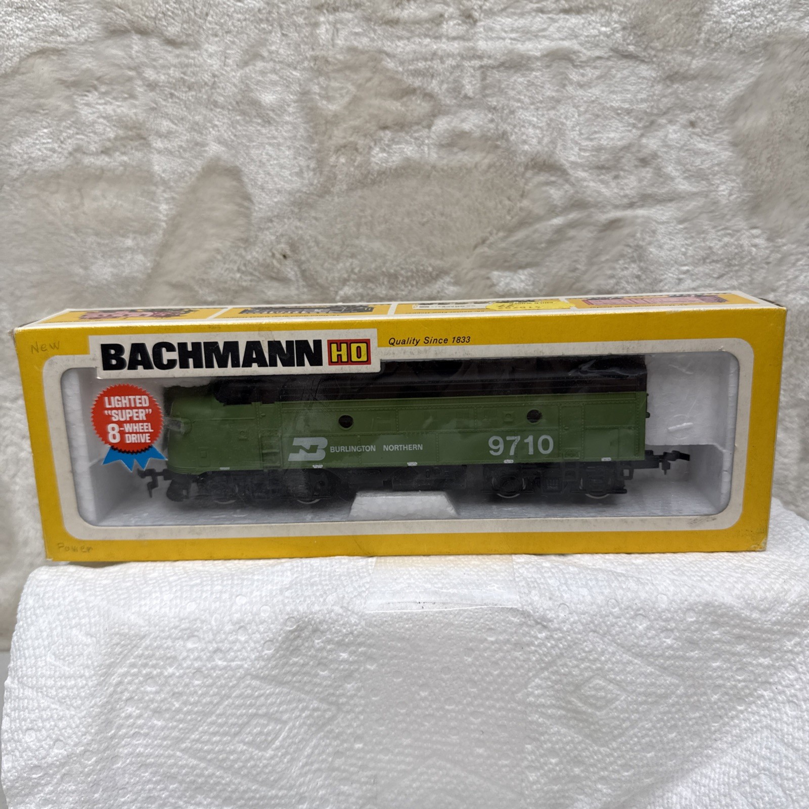 Vintage Bachman HO Scale-Burlington Northern Diesel Locomotive- NIB
