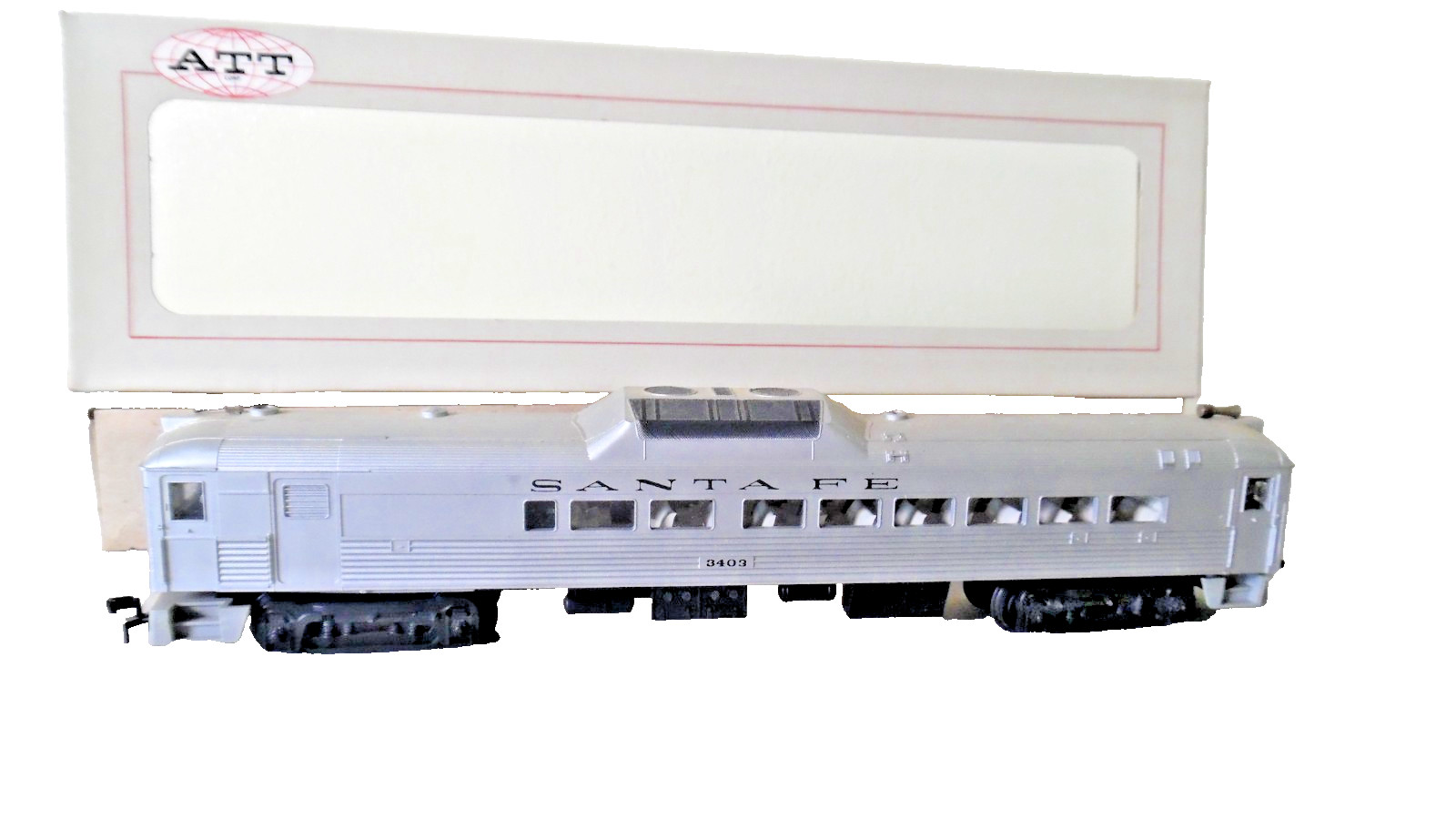 ATT Santa Fe 3403 Unpowered Ho RDC Budd Car -Used
