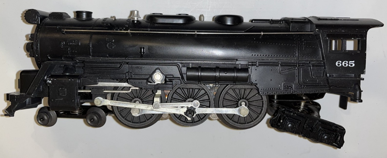 Lionel Postwar 665 4-6-4 Steam Engine ONLY with Box – Fabulous box and engine